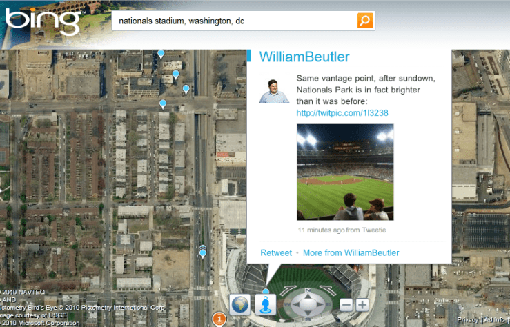 Bing's Twitter Maps show you what's going on